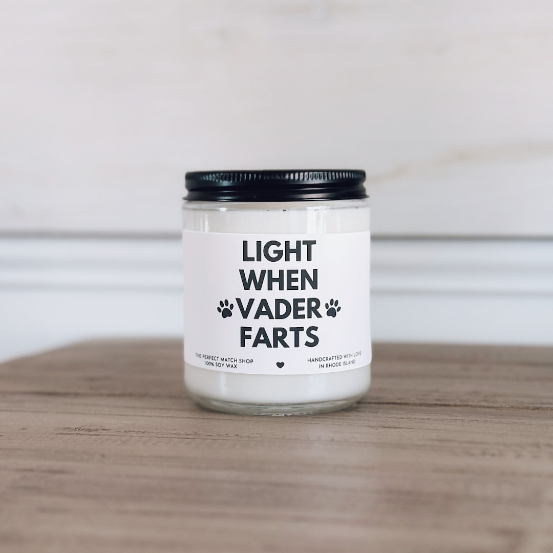 Light When Dog Farts Candle Fart Candle Dog Owner Gifts Mother's Day