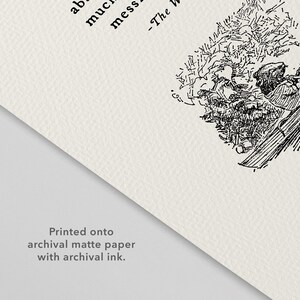 The Wind in the Willows Art Print Quote, Literary Quote Print, Kids ...