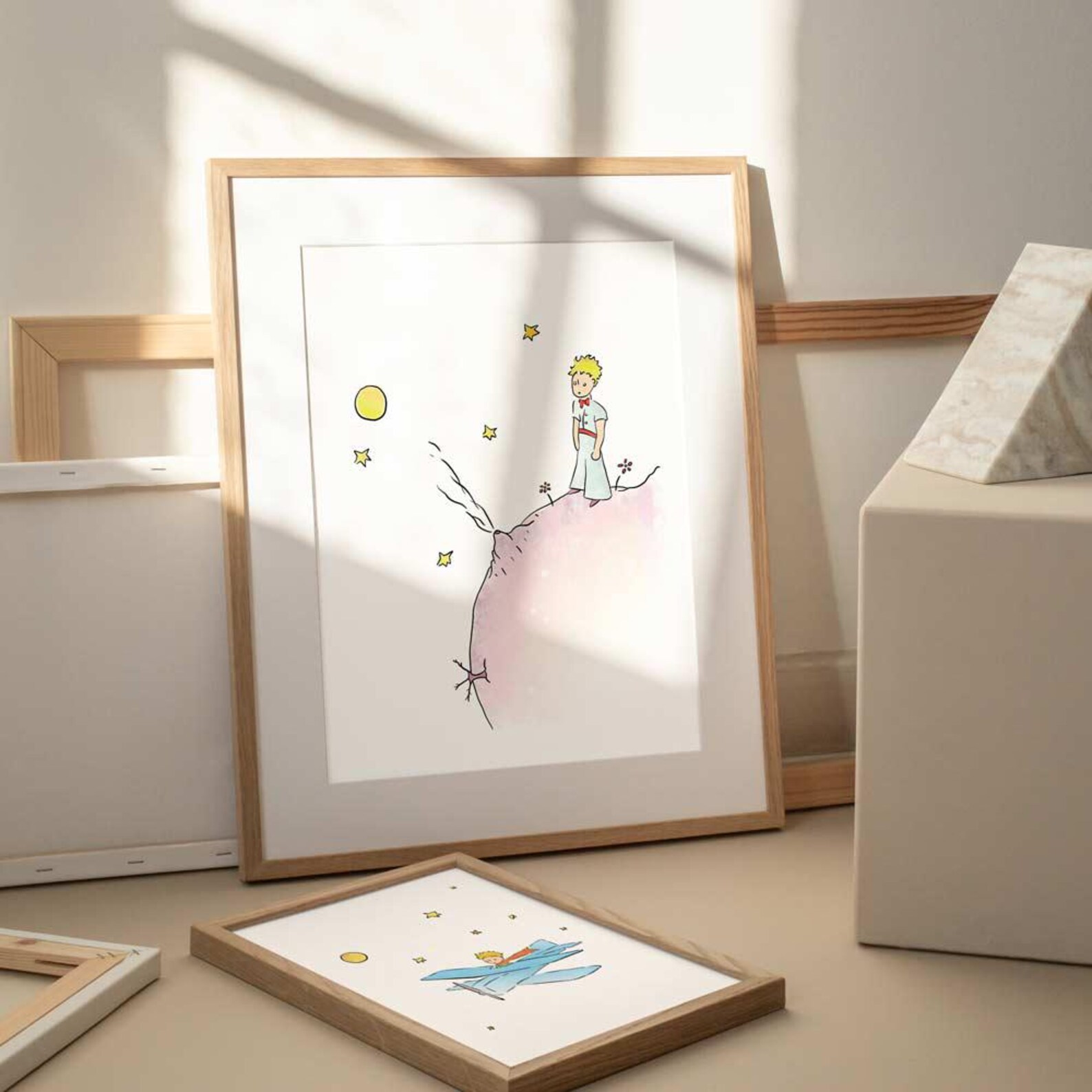 The Little Prince Nursery Art Print, the Little Prince Wall Art, Le ...
