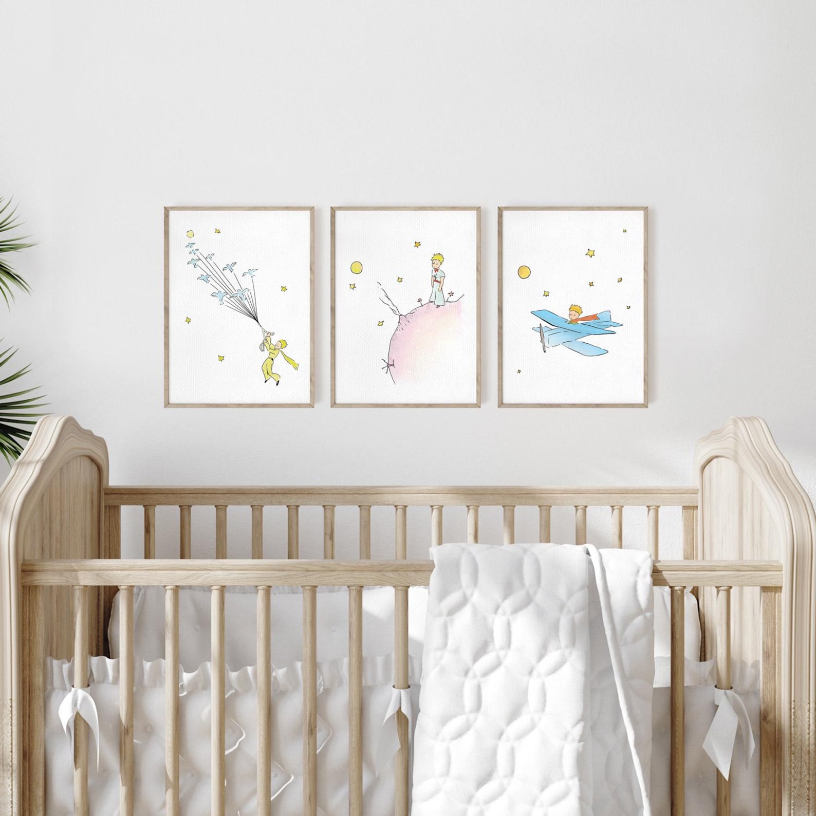 The Little Prince Nursery Art Print, Set of 3 Prints, the Little Prince ...