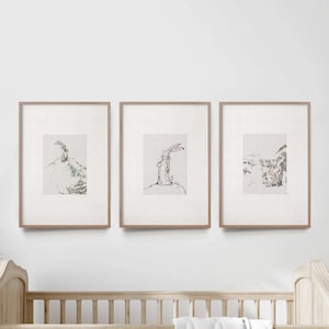 The Velveteen Rabbit Wall Art, Nursery Decor, Set of 3 Prints, Nursery Wall Art, Nursery Prints