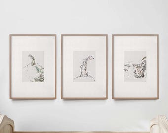 The Velveteen Rabbit Wall Art, Nursery Decor, Set of 3 Prints, Nursery Wall Art, Nursery Prints