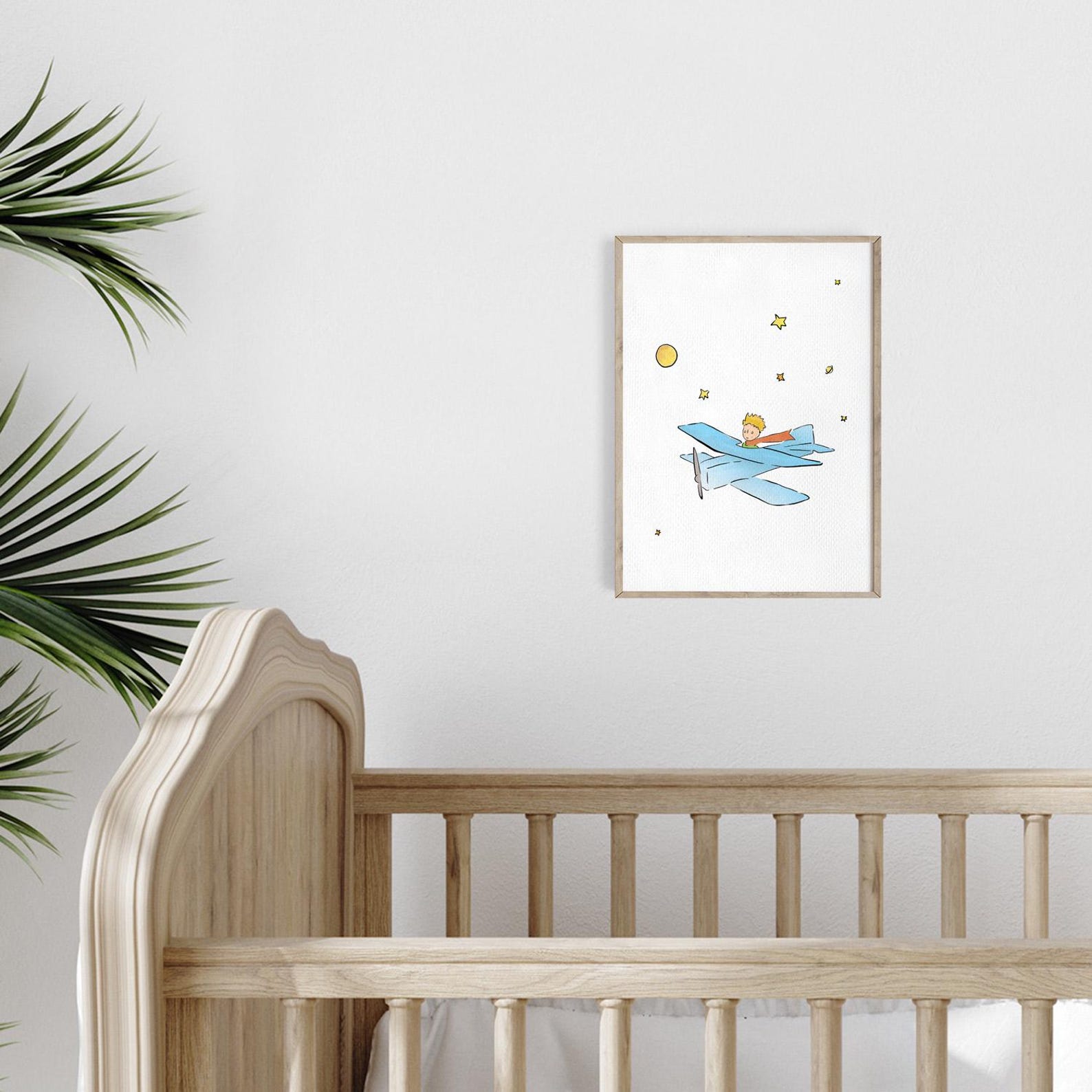 The Little Prince Nursery Art Print, the Little Prince Wall Art, Le ...