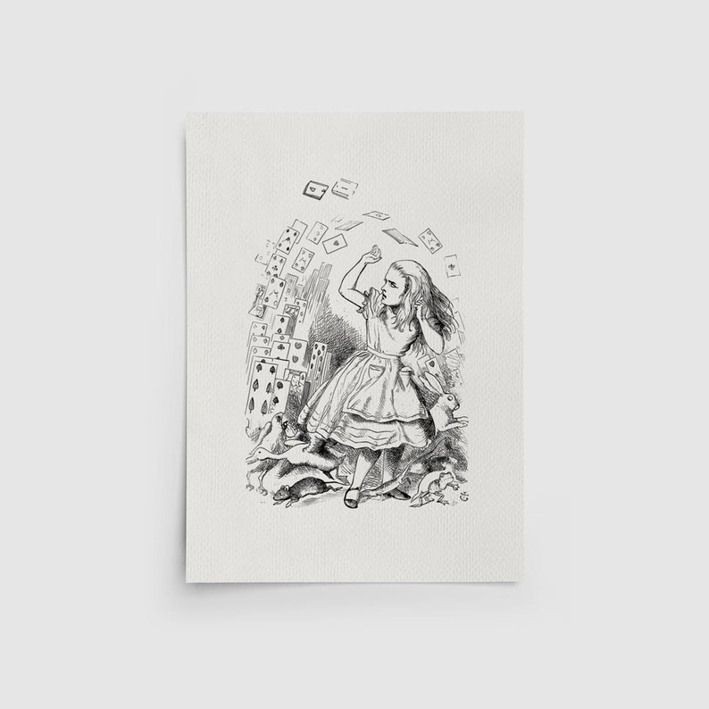 Alice in Wonderland Nursery, Set of 3 Prints, Nursery Wall Art, Nursery ...