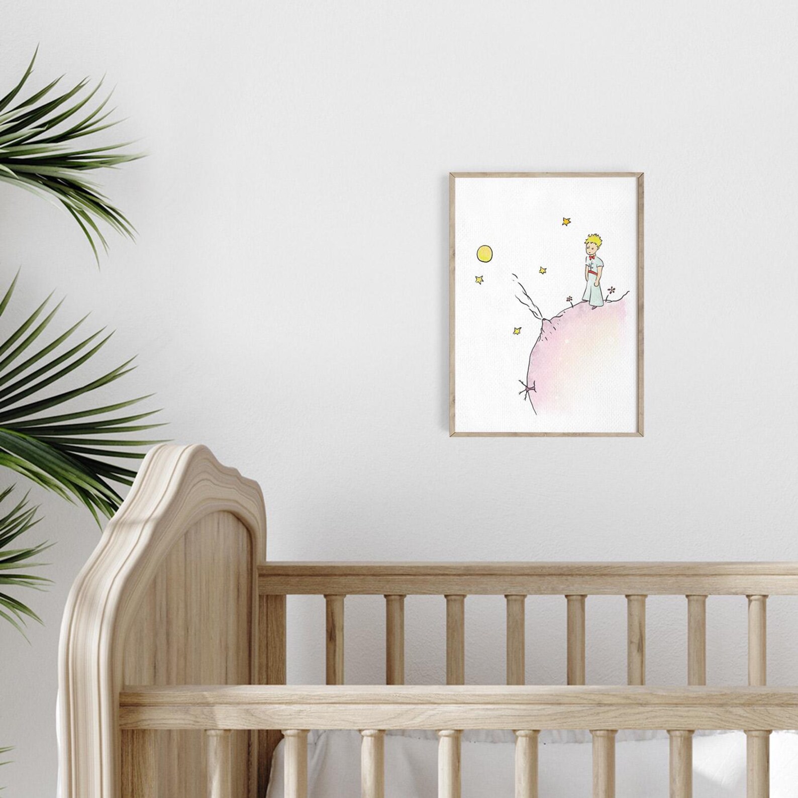 The Little Prince Nursery Art Print, the Little Prince Wall Art, Le ...