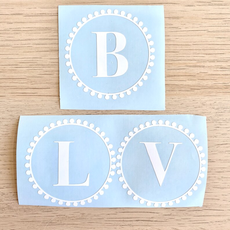 Personalized Vinyl Letter Wreath Waterproof Weatherproof Etsy Canada