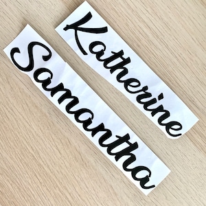 Votre nom vinyle permanent | Etiquette pour bouteille d'eau | Va au lave-vaisselle | Décalcomanie en vinyle | Personnalisation de la bouteille d'eau | Sticker pour voiture, miroir DIY