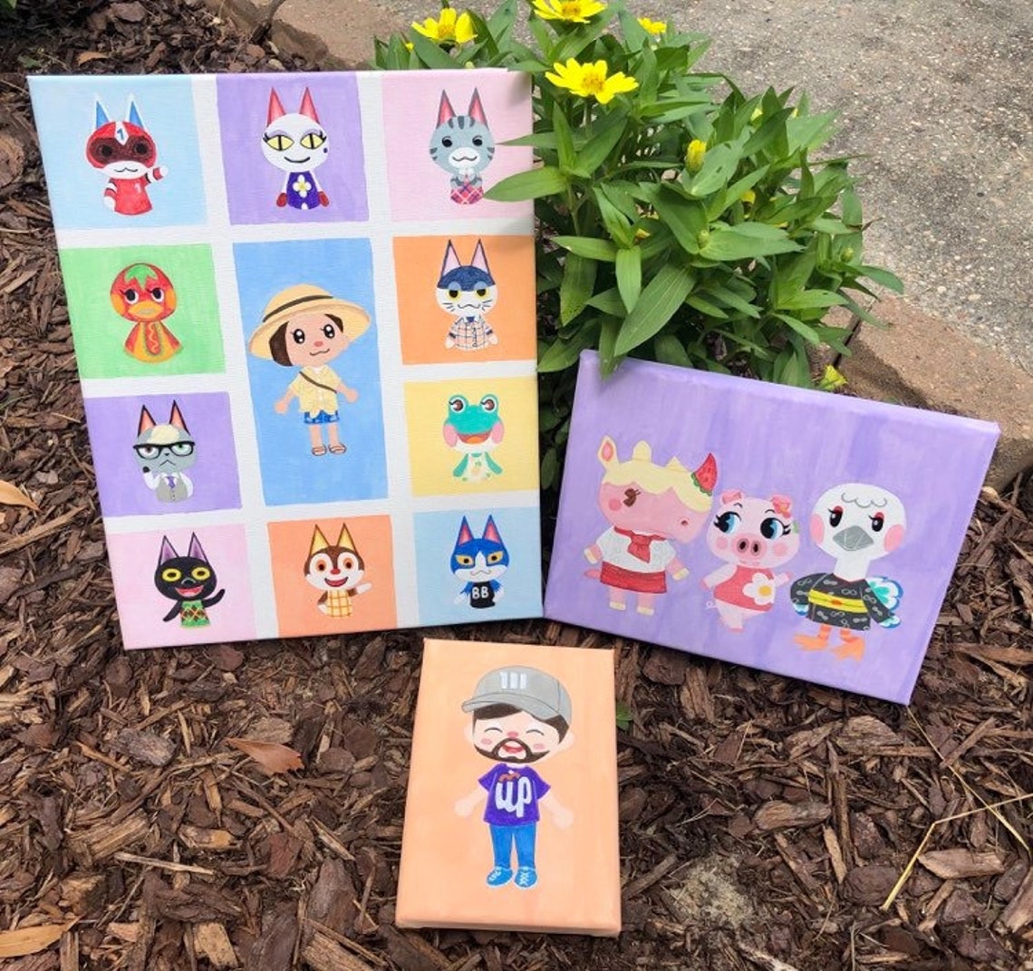 Animal Crossing Custom Painting - Etsy