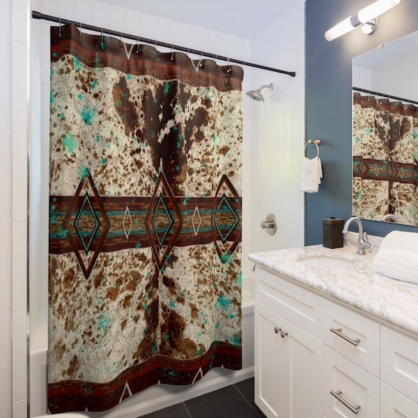 Western Shower Curtain Etsy