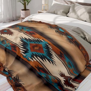 Southwestern Arctic Fleece Blanket