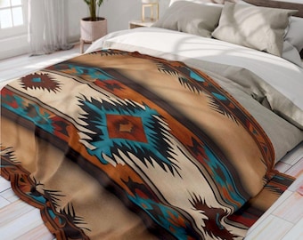 Southwestern Arctic Fleece Blanket