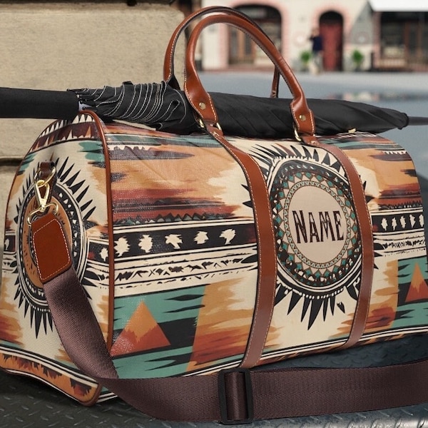 Southwest Weekender Duffel Bag Etsy