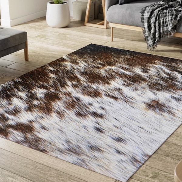 Cowhide Rug Etsy