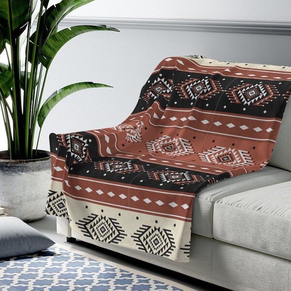 New! PRE-ORDER - Aztec Throw Blanket