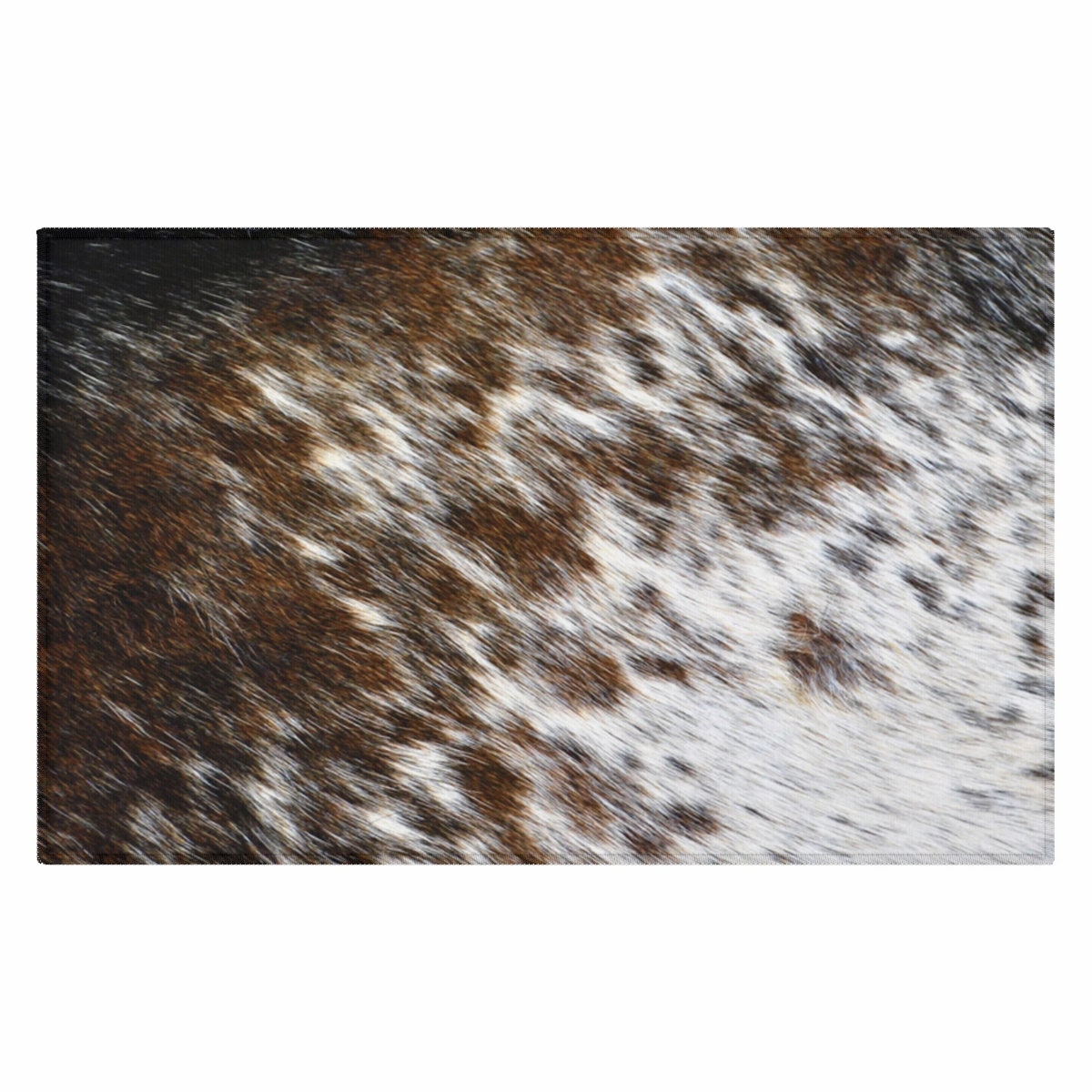 Cow Rug Texture Western Cowhide Rug, Animal Cow Print Area Rug, Faux Cowhide Accent Rug ...