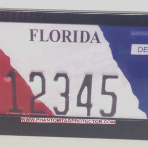 Motorcycle Matte Black Metal License Plate Frame.