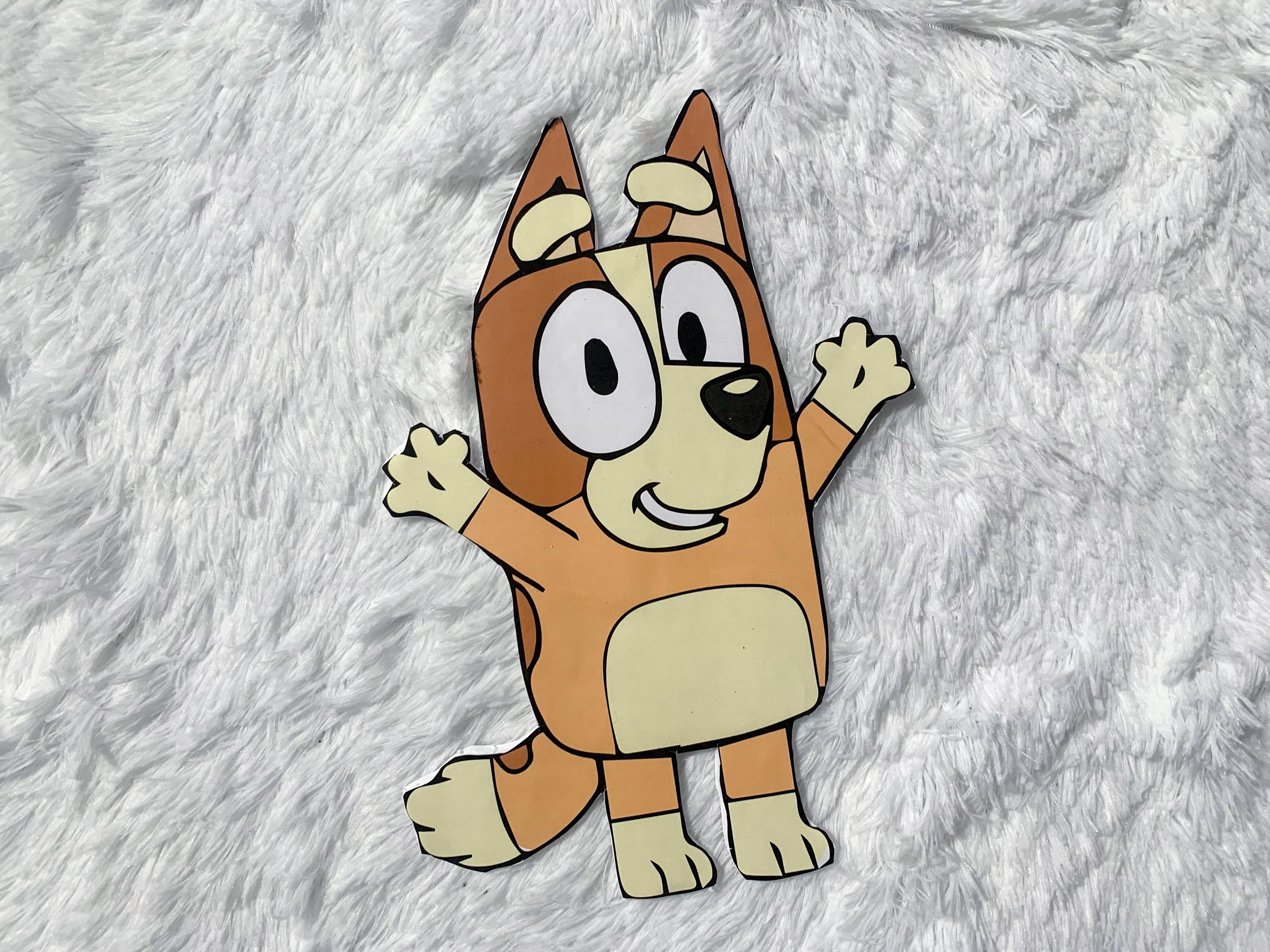Foam Board Bluey Character Cutouts