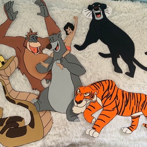 The Jungle Book Party Prop Character Cut Out Mowgli Baloo - Etsy Canada The Jungle Book Party Prop Character Cut Out Mowgli Baloo - Etsy Canada