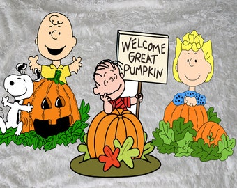 Peanuts Great Pumpkin Halloween Decoration 2 Ft Indoor Party - Etsy