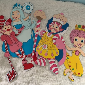 Candy Land Party Props Character Cut Outs Birthday Party Decoration Standee