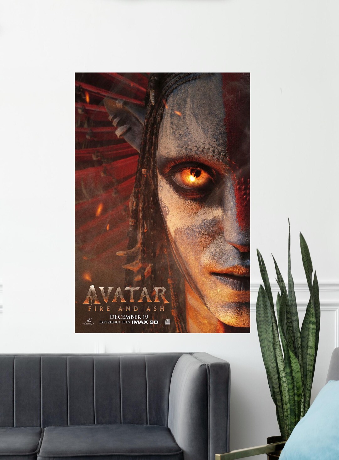 Ve Rang Avatar Fire and Ash Verang Movie Poster Print 12x18, 16x24, 20x30 24x36 ...