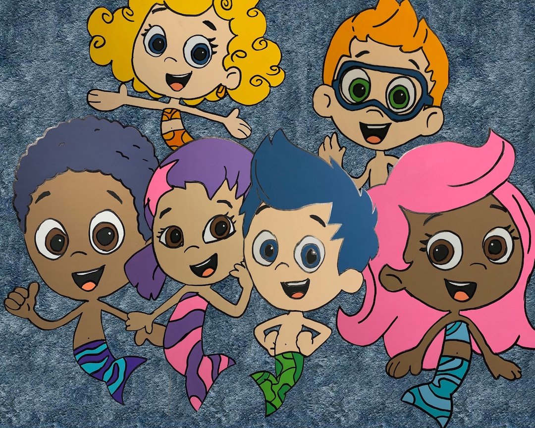 Bubble Guppies Character Cut Outs Party Prop Gil Molly Standee Bubble