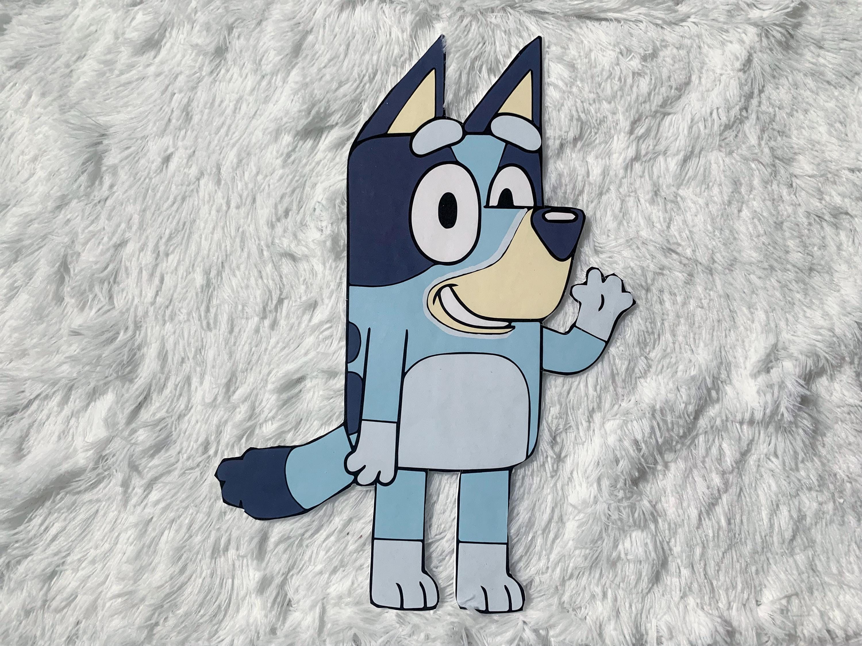 Foam Board Bluey Character Cutouts