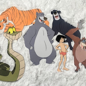 The Jungle Book Party Prop Character Cut Out Mowgli Baloo Birthday Decoration Wall Decor Standee 2 ft