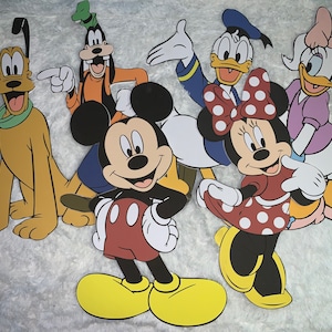 Mickey Mouse and Friends Party Prop Cut Out 2ft tall Standee Birthday Decoration Room Decor