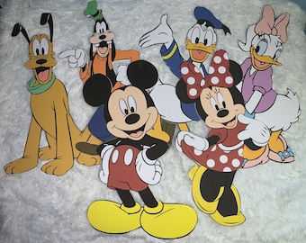 Mickey Mouse and Friends Party Prop Cut Out 2ft tall Standee Birthday Decoration Room Decor