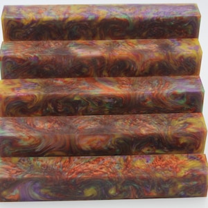 Pen Blanks - 3/4 x 3/4 x 5 - Alumilite Casting  MCP 35