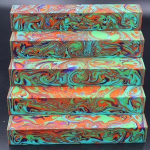 Pen Blanks - 3/4 x 3/4 x 5 - Alumilite Casting  MCP 32