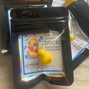 Duck Tag  Personalized Holographic Cruising Duck  Carnival Royal Caribbean Disney Cruise NCL Duckie Cute Gifts For Cruise gift exchange