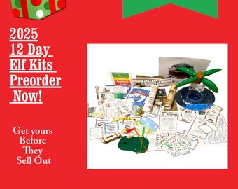 2025 12 Day Magic Elf Kit - Elf Props, Elf Accessories