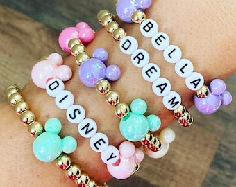 Disney Bracelet, mickey bracelet, Mickey Bead Bracelet, disney bracelets, disney braclet, disney beads, Mickey