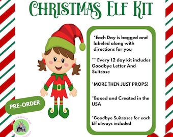 Elf Kit 2025, 12 Days of Christmas, Elf Props, Elf Accessories, Elf Mischief, Prop Pack, Elf Activities, Elf Antics, Christmas Activities