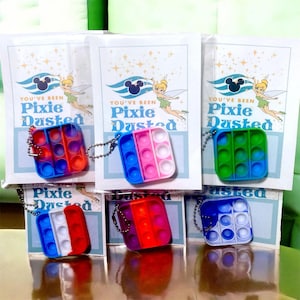 Fish Extender DCL Disney pop it Gifts Cruise Pixie Dust DCL Mickey Friendship Craft Treasure Wish Wonder Magic mickey fish extender