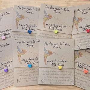 wallet-sized cast member thank you card, mini pixie dust, pocket hug, CM appreciation, magical vacation, mickey gift, Disney trip must have