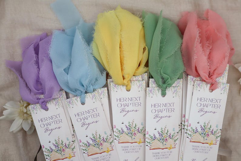Bookmark Favor Tags for Book Themed Baby Shower (printed), A New ...