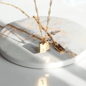 Personalized Gifts for Women, Initial Necklace, Birthday Gift, Women&#39;s Necklace -Bubblenatures