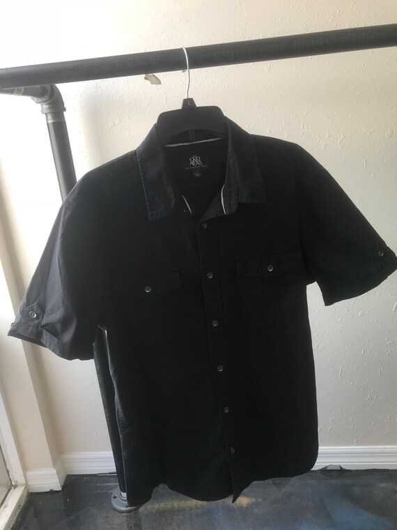 metallica button up shirt