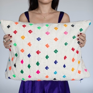 Handmade Moroccan Polka Dots Pillow Covers