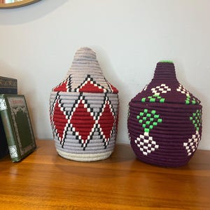 Moroccan Basket - Set of 2 (~8-10")