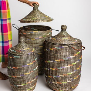 Basket Senegal Set of 2 L M 画像 1