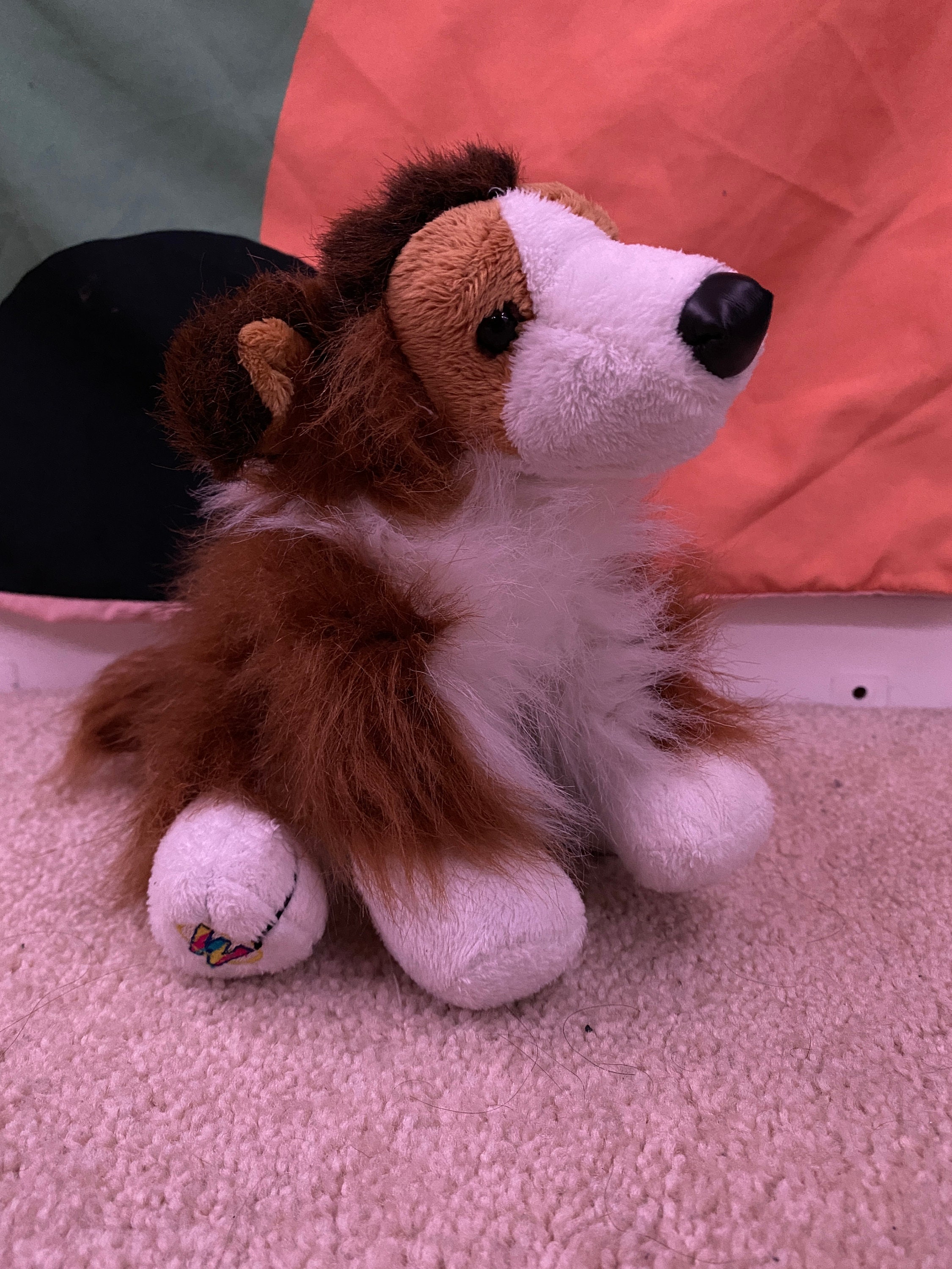 Cuddle Puppies Border Collie Plush Soft Toy Dog 22cm Stuffed Animal by Keel  Toys