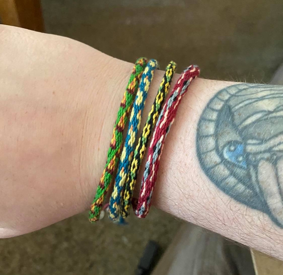 Sunflower Kumihimo Friendship Bracelet Etsy