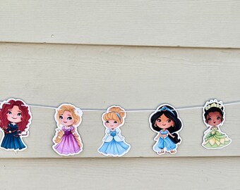 Princess party Garland Birthday Garland decorations