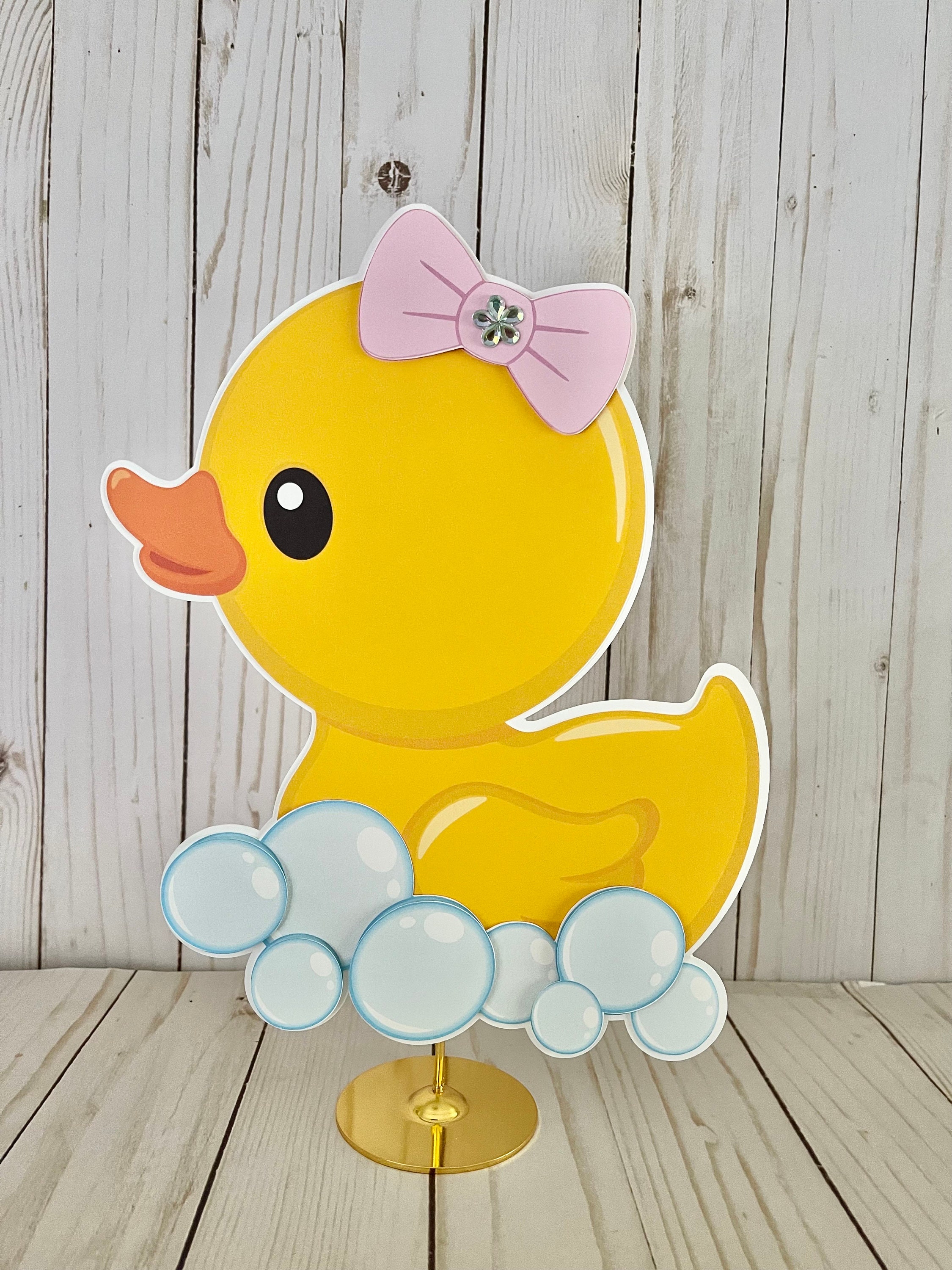 Big Dot Of Happiness Pink Duck Cut-Outs - Set Of 20 For Baby Shower & Birthday Decor