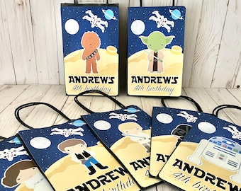 Star Wars Party Favor Bags: Space Birthday Goodie Bags