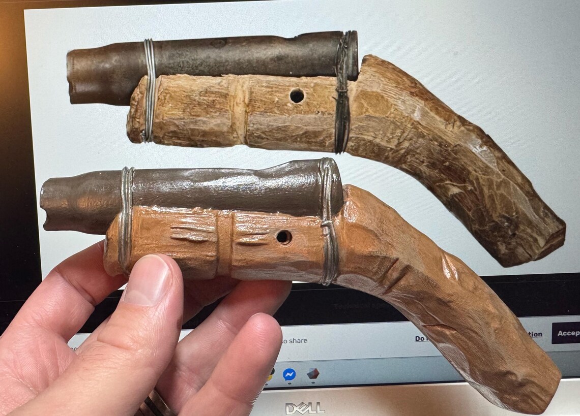 Eoka Pistol Replica (rust) - Etsy